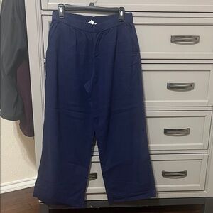 Caslon Deep Blue oversized pants